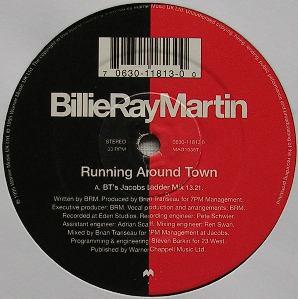 BillieRayMartin - Running Around Town | Magnet (0630-11813-0) - 3
