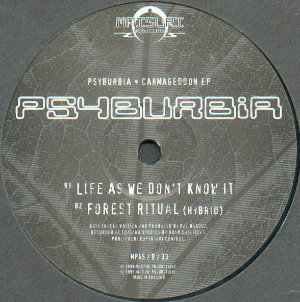 Psyburbia - Carmageddon EP | Matsuri Productions (MP45) - 2