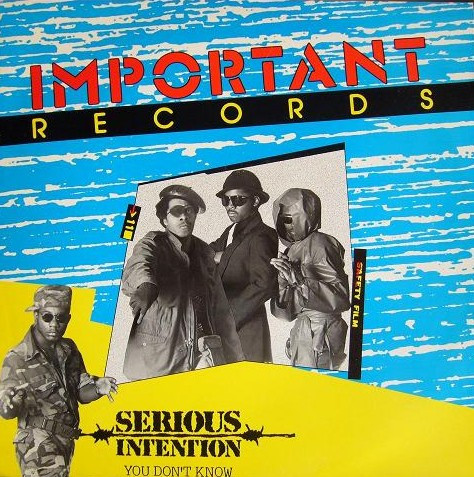 Serious Intention - You Don't Know | Important Records (TANT 8) - main