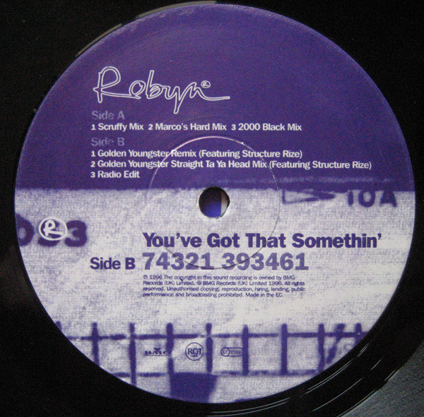 Robyn - You've Got That Somethin' | RCA (74321 393461) - 4 Robyn - You've Got That Somethin' | RCA (74321 393461) - 4