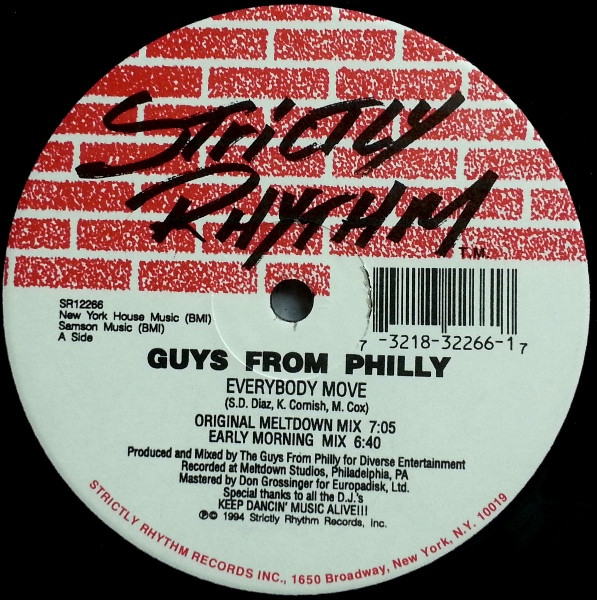 Guys From Philly - Everybody Move / After Midnight | Strictly Rhythm (SR12266)