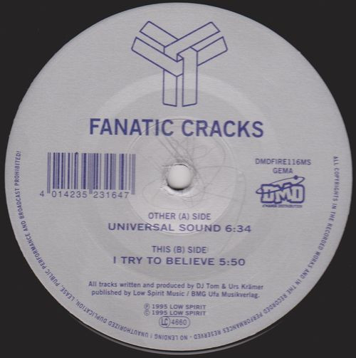 Fanatic Cracks - Universal Sound | Fire Recordings (DMDFIRE116MS)