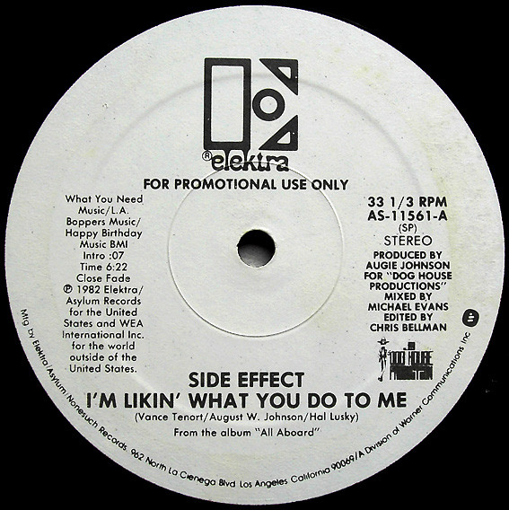 Side Effect - I'm Likin' What You Do To Me | Elektra (AS-11561)