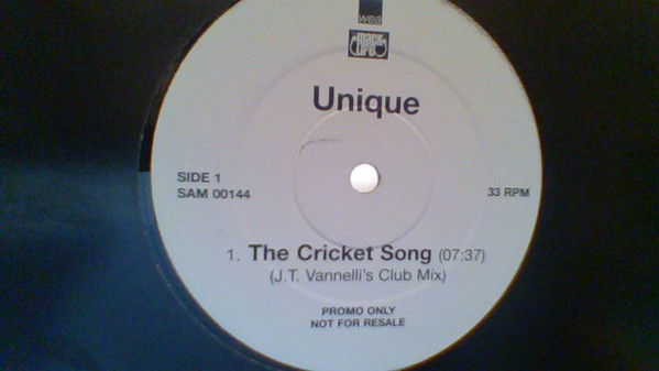 Unique - The Cricket Song | WEA (SAM 00144) - main