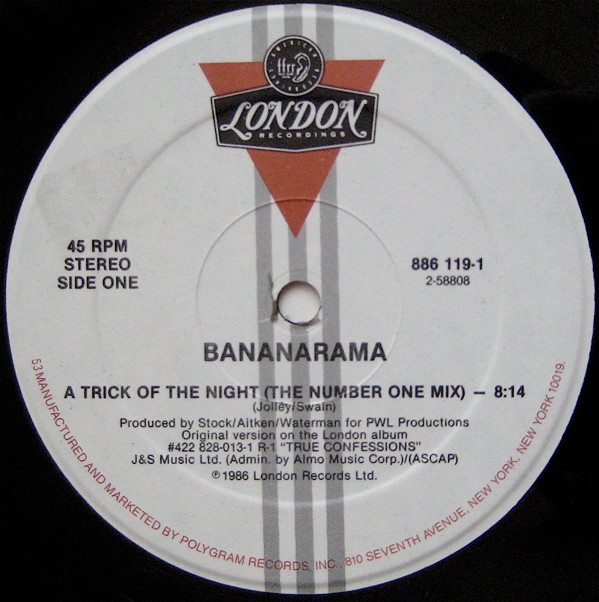Bananarama - A Trick Of The Night | London Records (886 119-1) - 2