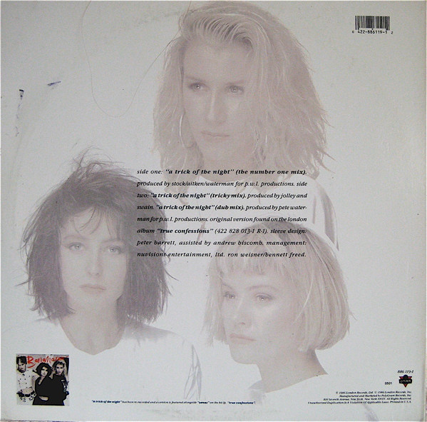 Bananarama - A Trick Of The Night | London Records (886 119-1) - main