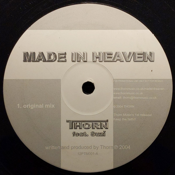 Thorn Feat. Suzi - Made In Heaven | Thorn Music (12PTM001) - main