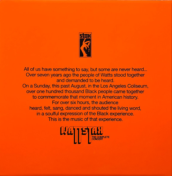 Various - Wattstax ‘72 The Complete Concert | Craft Recordings (CR00535) - 3 Various - Wattstax ‘72 The Complete Concert | Craft Recordings (CR00535) - 3