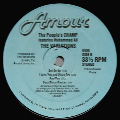 The Variations - The People's Champ Featuring Muhammad Ali | Amour Records (8900) - 4
