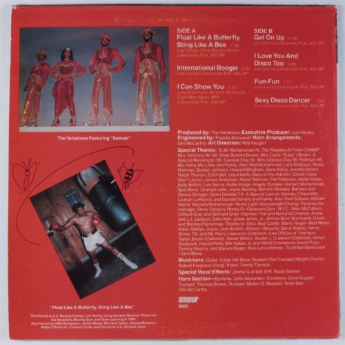 The Variations - The People's Champ Featuring Muhammad Ali | Amour Records (8900) - 2