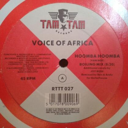 Voice Of Africa - Hoomba Hoomba | Tam Tam Records (RTTT 027)
