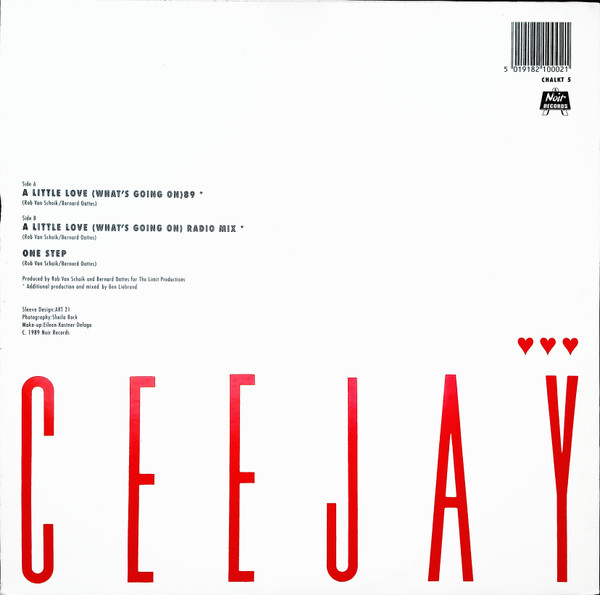 Ceejay - A Little Love (What's Going On) '89 | Noir Records (CHALK T 5) - 2