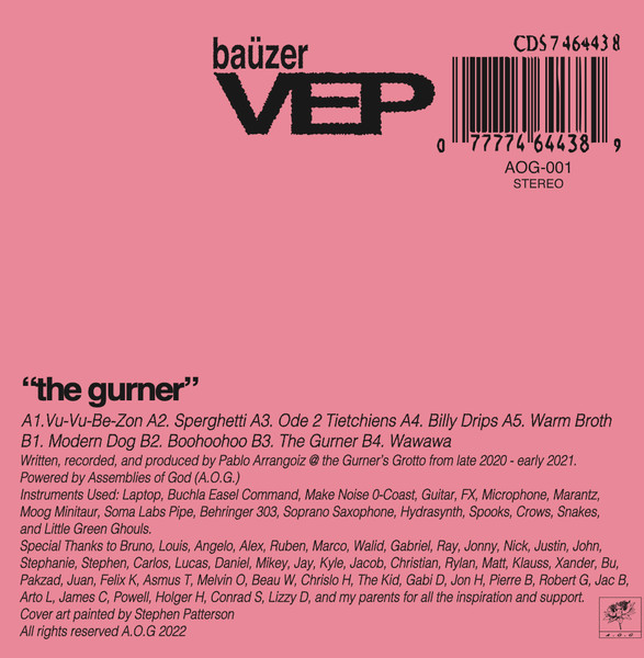 Baüzer Vep - The Gurner LP | Assemblies Of God (AOG001) - 2 Baüzer Vep - The Gurner LP | Assemblies Of God (AOG001) - 2