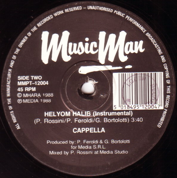 Cappella - Helyom Halib | Music Man (MMPT-12004) - 3
