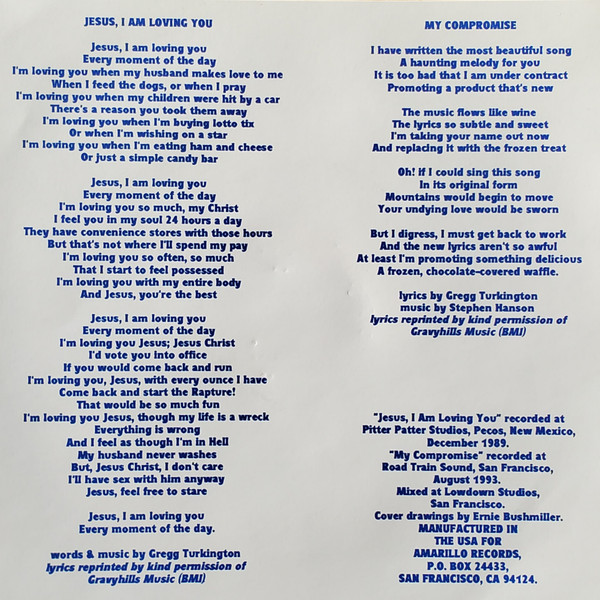 Totem Pole of Losers - Jesus, I Am Loving You / My Compromise | Amarillo Records (AM-584) - 3 Totem Pole of Losers - Jesus, I Am Loving You / My Compromise | Amarillo Records (AM-584) - 3