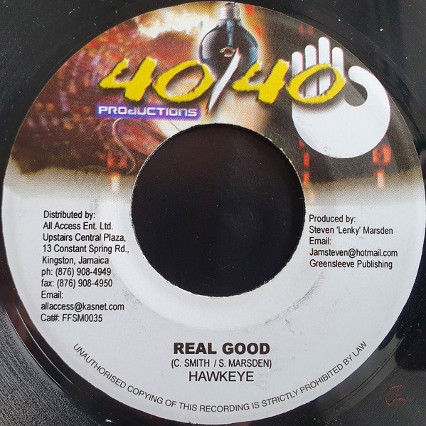 Hawkeye / Alozade - Real Good / Vengance | 40/40 Productions (FFSM0035) - main