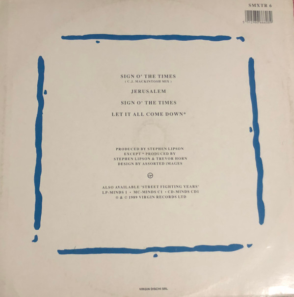 Simple Minds - The Amsterdam EP | Virgin (SMXTR 6) - 2