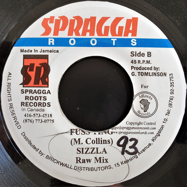 Sizzla - Fuss Ting | Spragga Roots (none) - 2