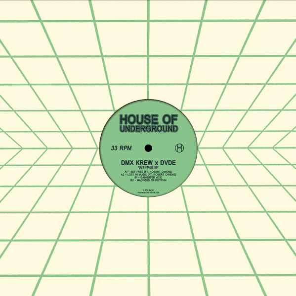 DMX Krew x DVDE - Set Free EP | House Of Underground (HOU08) - main