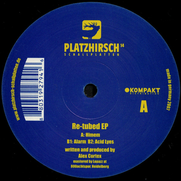 Alex Cortex - Re-Tubed EP | Platzhirsch Schallplatten (PLATZHIRSCH 14)