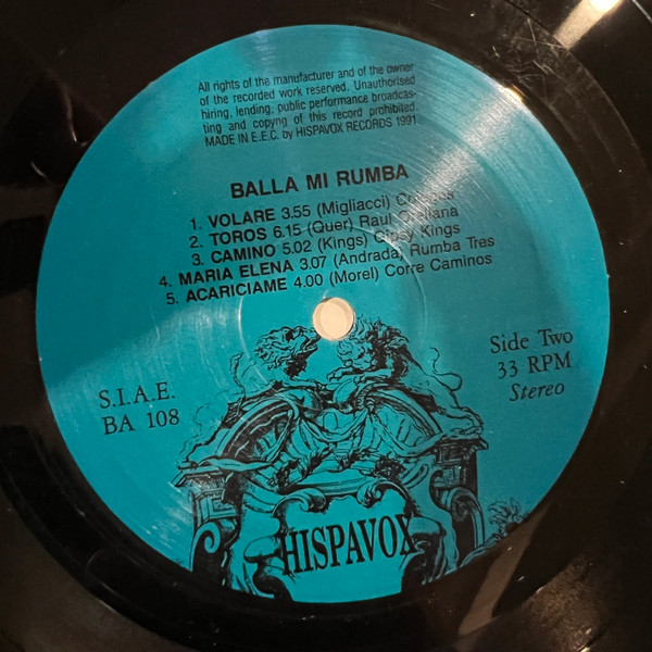 Various - Baila Mi Rumba | Hispavox Records (BA 108) - 4 Various - Baila Mi Rumba | Hispavox Records (BA 108) - 4