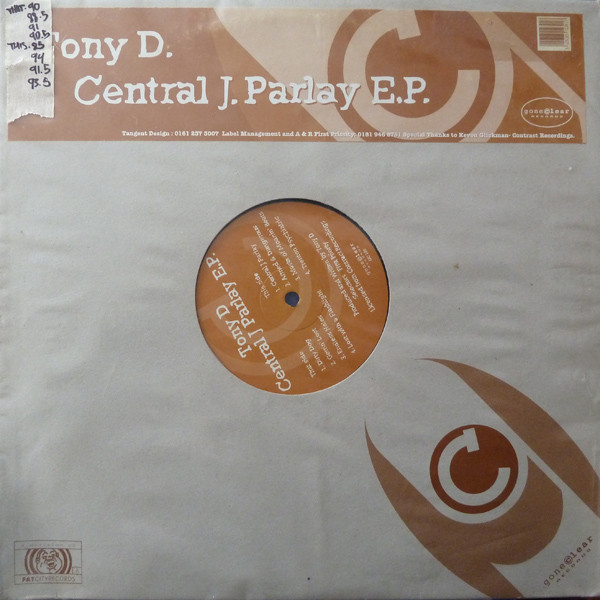 Tony D - Central J Parlay EP | Grand Central Records (GC 100) - main Tony D - Central J Parlay EP | Grand Central Records (GC 100) - main