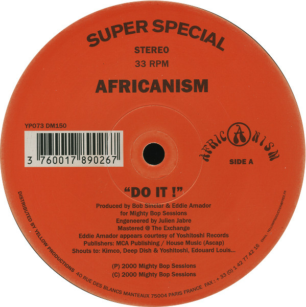 Africanism - Do It ! | Yellow Productions (YP073) - 5