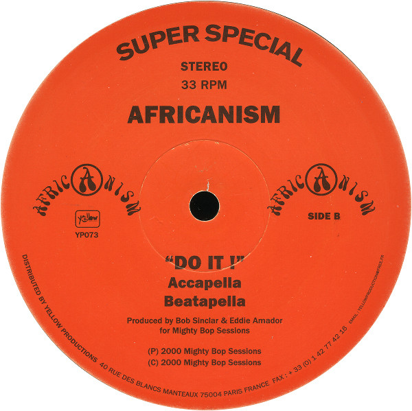Africanism - Do It ! | Yellow Productions (YP073) - 4