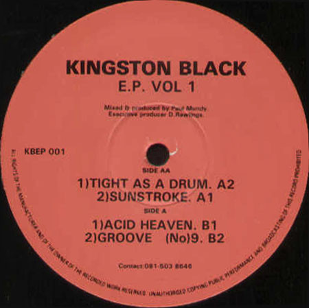 Kingston Black - E.P. Vol.1 | Burning Records (KBEP001) - main