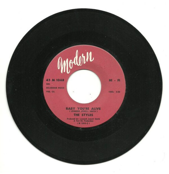 The Styles - I Know You Know That I Know | Modern Records (M 1048) - main