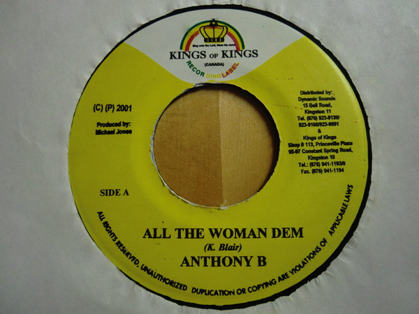 Anthony B - All The Woman Dem | Kings of Kings (163) - main