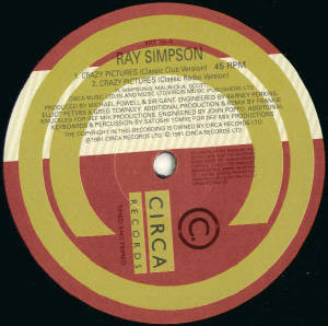 Ray Simpson - Crazy Pictures | Circa (YRT 76) - 3 Ray Simpson - Crazy Pictures | Circa (YRT 76) - 3