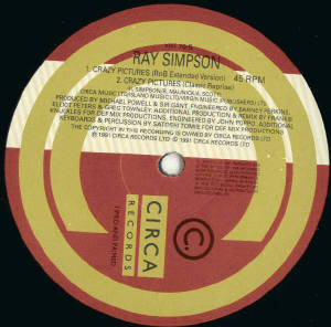 Ray Simpson - Crazy Pictures | Circa (YRT 76) - 4 Ray Simpson - Crazy Pictures | Circa (YRT 76) - 4