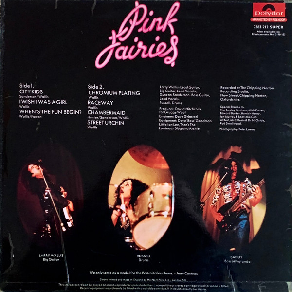 The Pink Fairies - Kings Of Oblivion | Polydor (2383 212) - 2