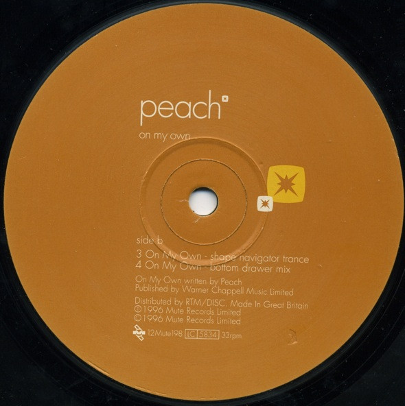 Peach - On My Own | Mute (12Mute198) - 4