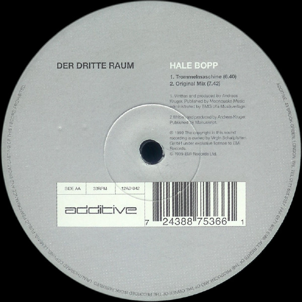 Der Dritte Raum - Hale Bopp | Additive (12AD 042) - 2