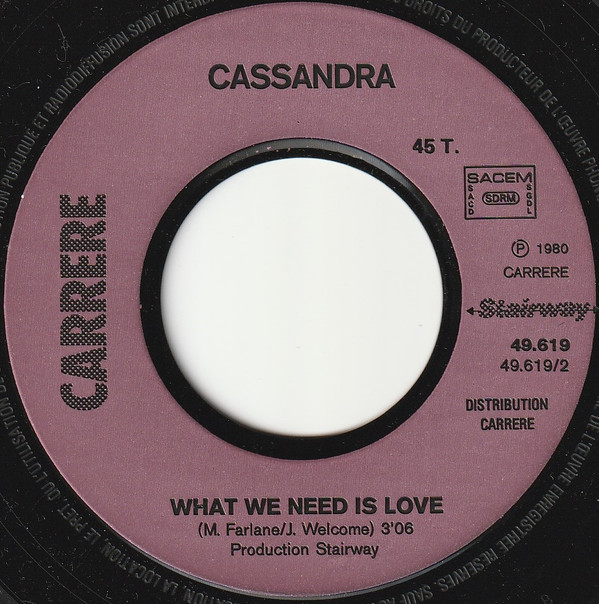 Cassandra - Be The One | Carrere (49.619)