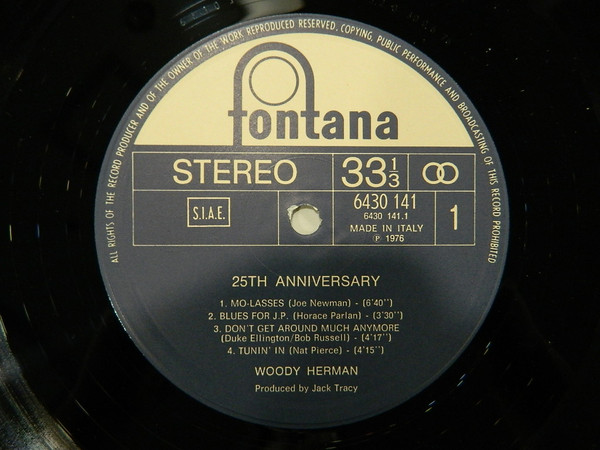 Woody Herman - 25th Anniversary 1963 | Fontana (6430 141) - 3