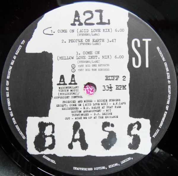 A2L - The Sound Collides With Colour And Shadows Explode E.P. | 1st Bass (RUFF 2) - 2