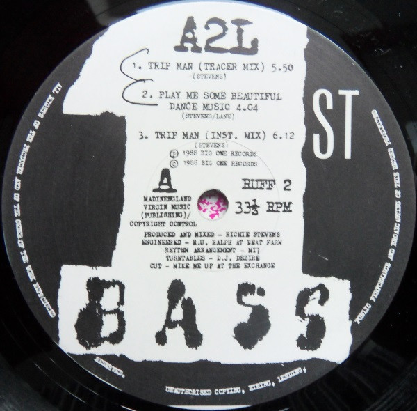 A2L - The Sound Collides With Colour And Shadows Explode E.P. | 1st Bass (RUFF 2) - main