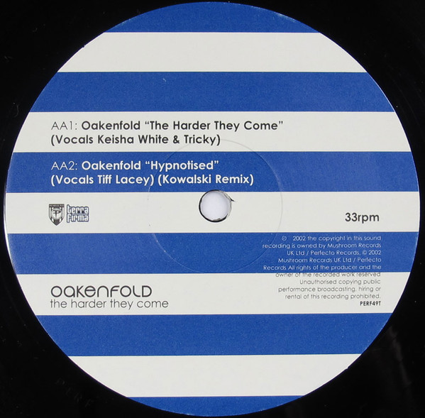 Paul Oakenfold - The Harder They Come | Perfecto (PERF49T) - 4 Paul Oakenfold - The Harder They Come | Perfecto (PERF49T) - 4