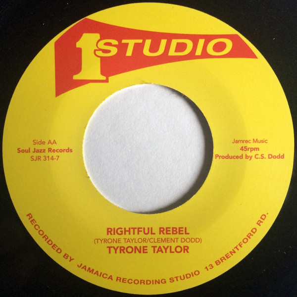 Denise Darlington / Tyrone Taylor - Feel So Good / Rightful Rebel | Studio One (SJR 314-7) - 2