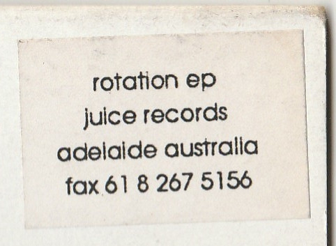 Rotation - Rotation EP | Juice Records (JUICE005)