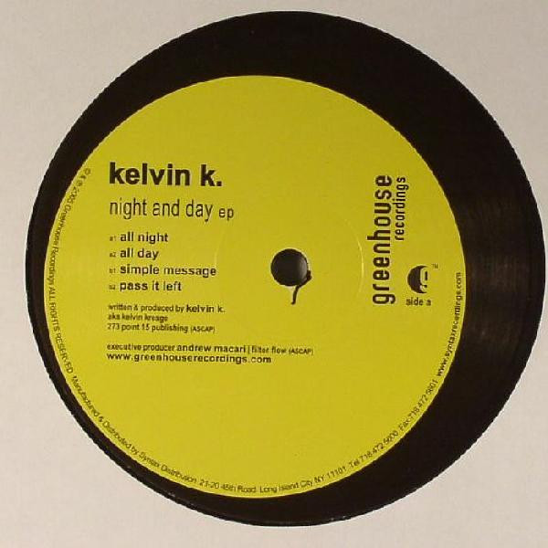 Kelvin K - Night And Day EP | Greenhouse Recordings (GHR016) - main