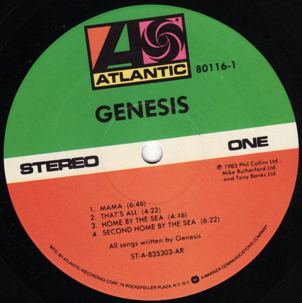Genesis - Genesis | Atlantic (80116-1) - 2
