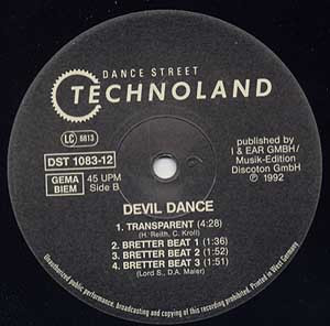Devil Dance - Tekkno Brett | Dance Street (DST 1083-12) - 3 Devil Dance - Tekkno Brett | Dance Street (DST 1083-12) - 3