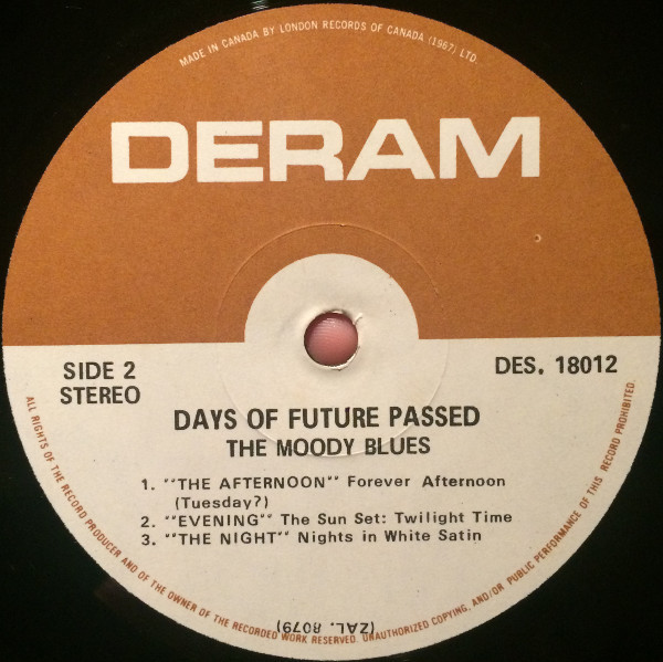 The Moody Blues With The London Festival Orchestra Conducted By Peter Knight - Days Of Future Passed [Vinyl] | Deram (DES. 18012) - 4