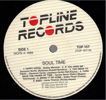 Various - Soul Time | Topline Records (TOP 157) - 3 Various - Soul Time | Topline Records (TOP 157) - 3