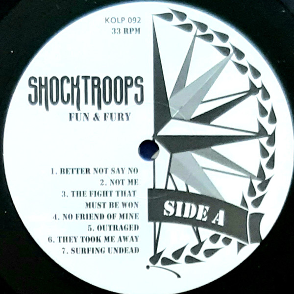 Shock Troops - Fun & Fury | Knock Out Records (KOLP 092) - 3 Shock Troops - Fun & Fury | Knock Out Records (KOLP 092) - 3