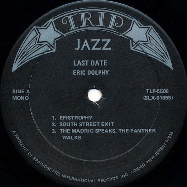 Eric Dolphy - Last Date | Trip (TLP-5506) - 3